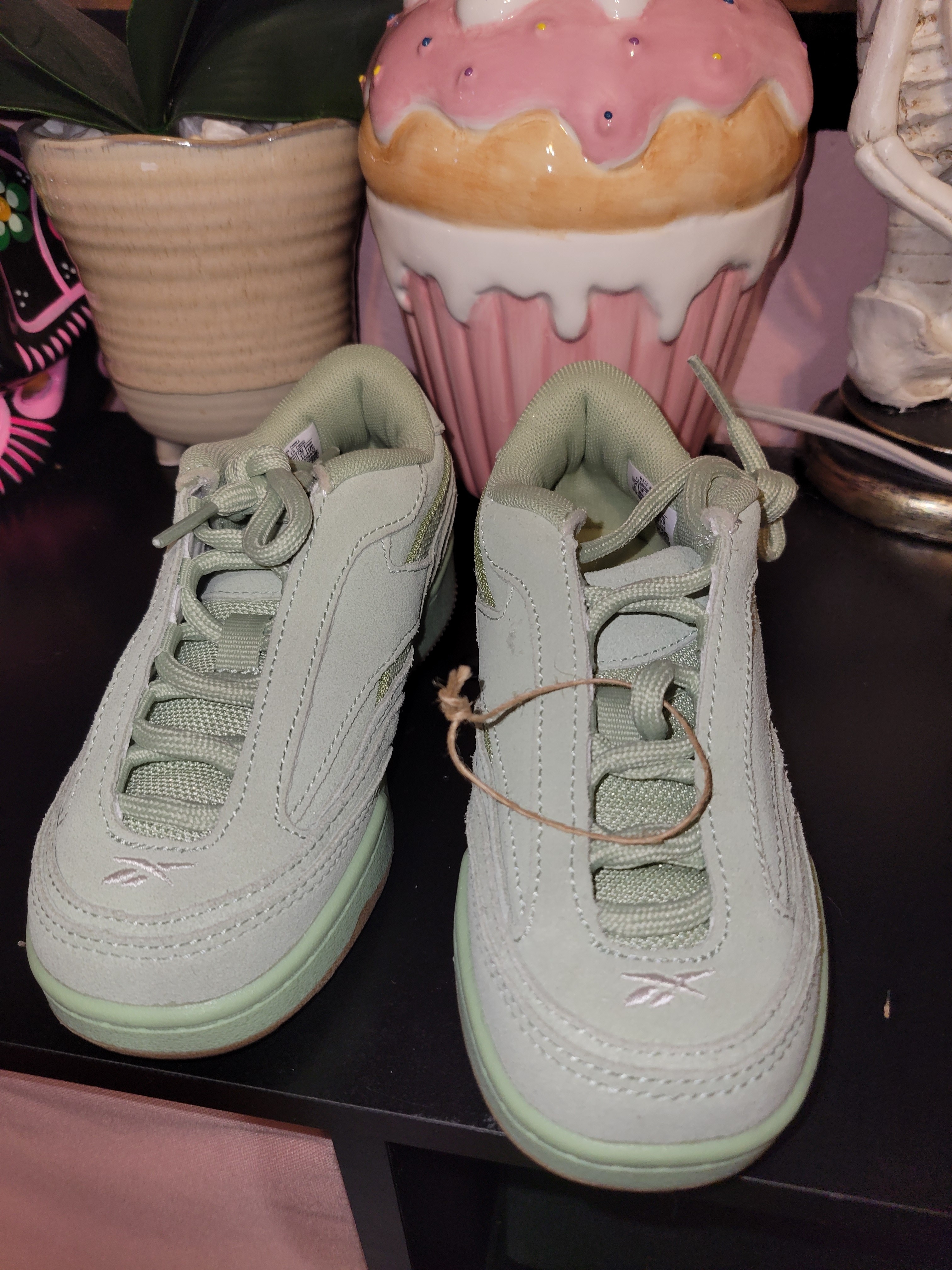 Reebok Kids Mint Green Low-Top Sneakers Reebok Tobe Nwigwe X Chukwu Abuo